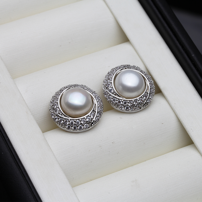 Statement Earrings Oversized - Nuevos pendientes grandes de perlas de