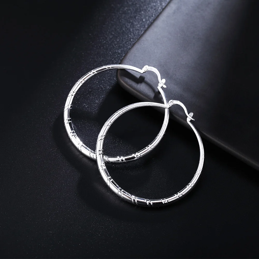 Statement Earrings Oversized - Pendientes de Aro Circulares Grandes de