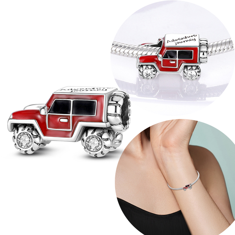 Women'S Jeep Accessories - Abalorios originales de Plata de Ley