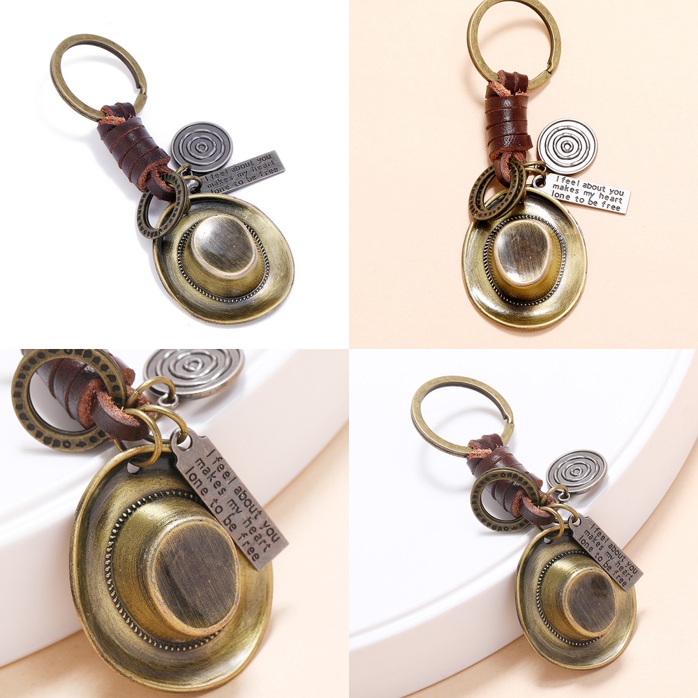 Women'S Jeep Accessories - Llavero de Cuero con Sombrero de