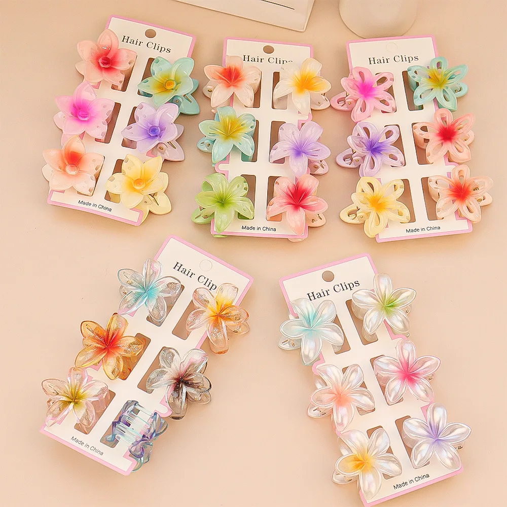 Hair Claw Clip Set - 6 uds. De pinzas para el
