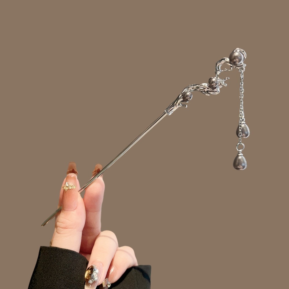 Pearl Hair Pin - Horquilla china elegante, artesanía artesanal tonelada