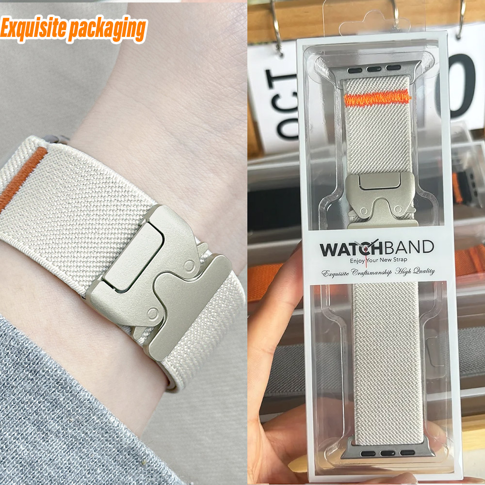Women Accessories Website - Correas de nailon para Apple Watch