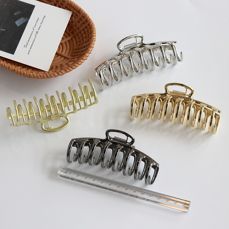 Hair Claw Clip Set - Clip de agarre grande de metal