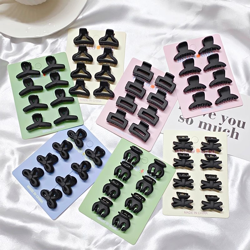 Hair Claw Clip Set - Juego de 8 pinzas de pelo