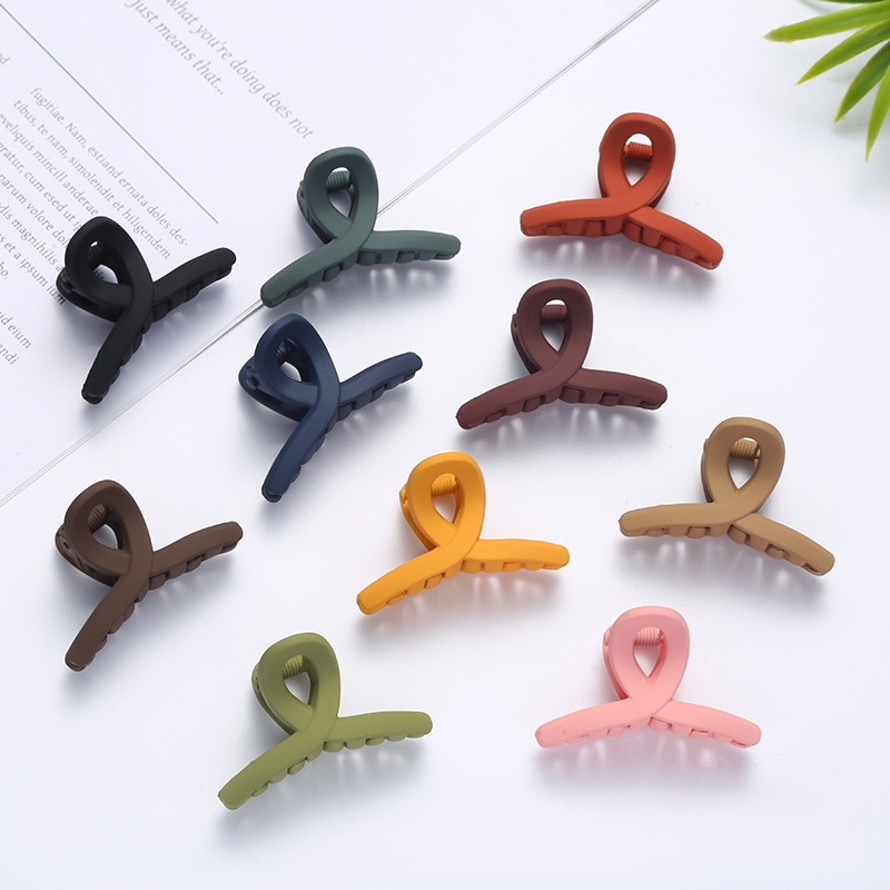 Hair Claw Clip Set - Nueva moda pequeña 4,5 cm esmerilado
