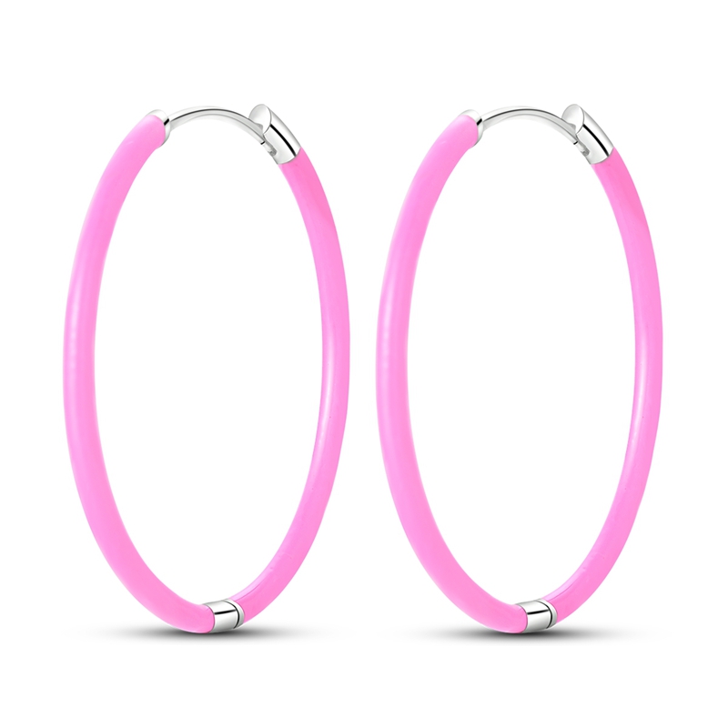 Statement Earrings Oversized - Pendientes de plata de ley 925
