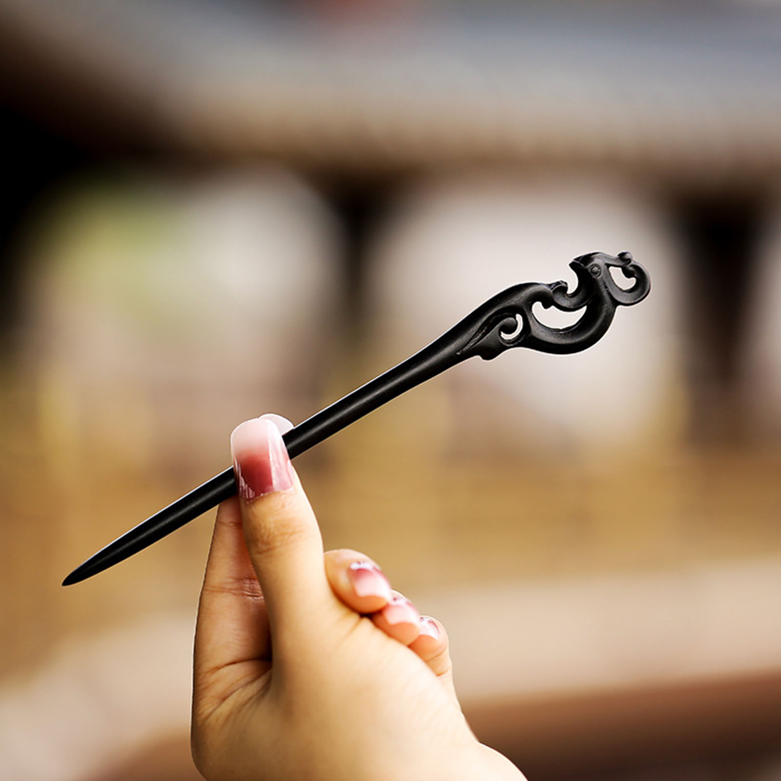 Palo de pelo de estilo chino,  - Pearl Hair Pin reseña y precio