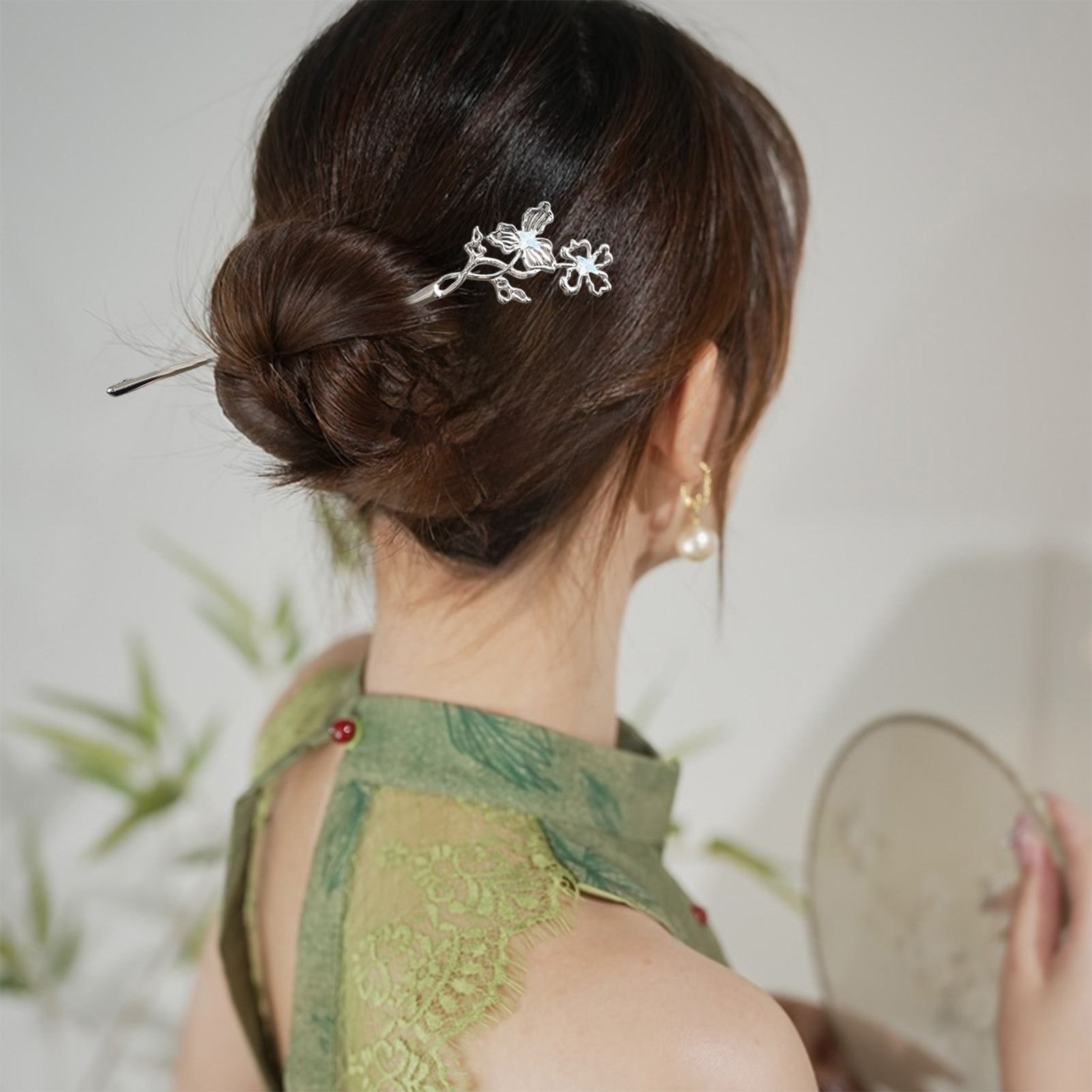 Palillos para el cabello de al - Pearl Hair Pin reseña y precio