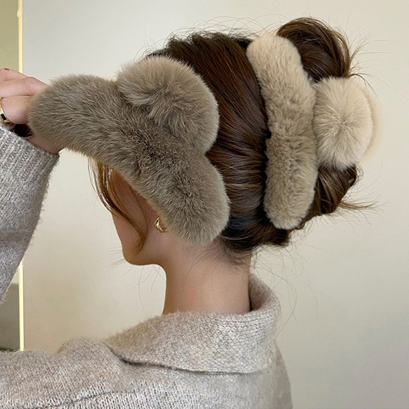 Pinza de pelo de piel sintétic - Hair Claw Clip Set reseña y precio