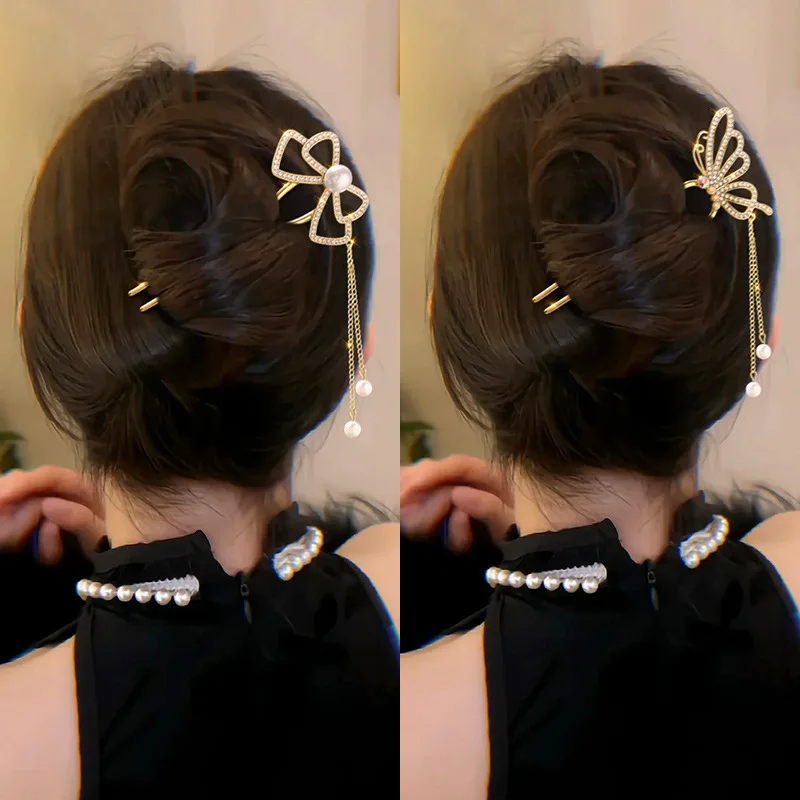 Horquilla con borlas en forma  - Pearl Hair Pin reseña y precio
