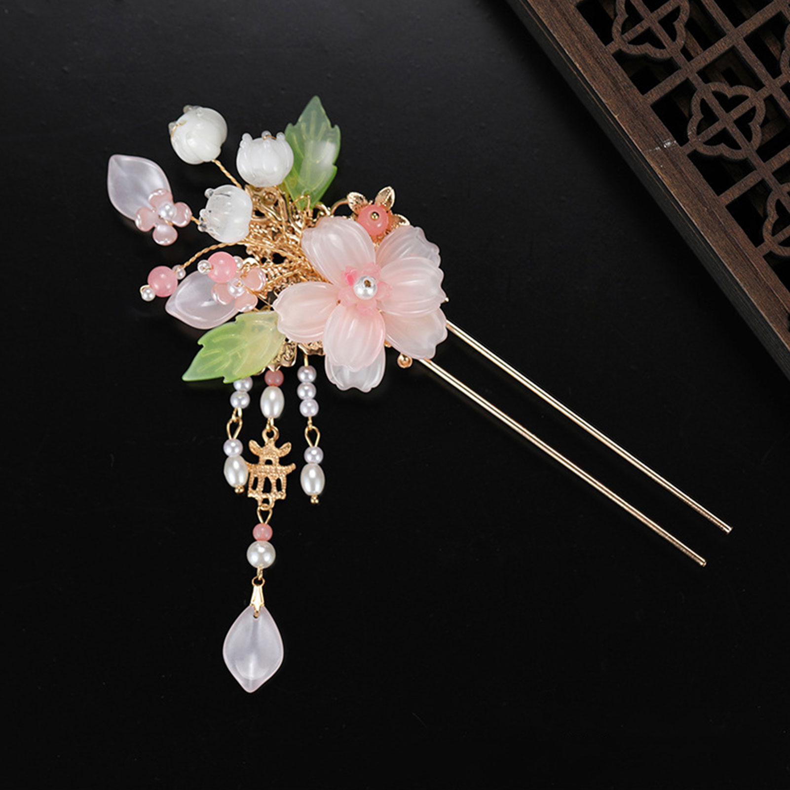 Horquillas elegantes de flores - Pearl Hair Pin reseña y precio