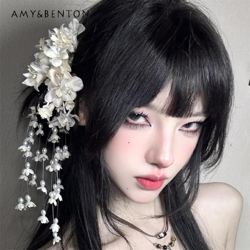 25COSElegante temperamento flo - Pearl Hair Pin reseña y precio