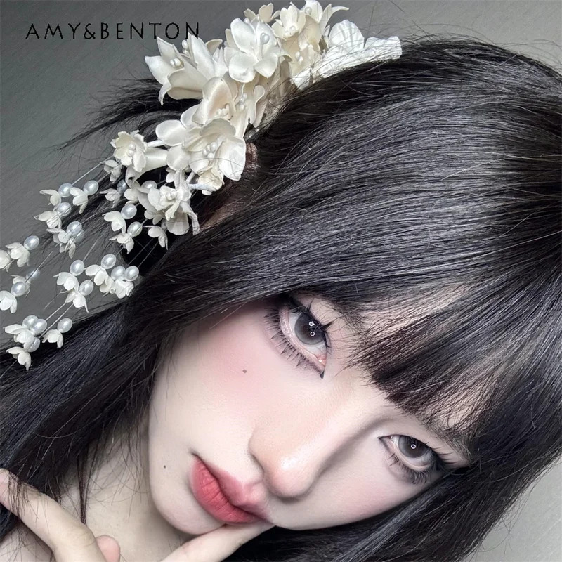 25COSElegante temperamento flo - Pearl Hair Pin reseña y precio