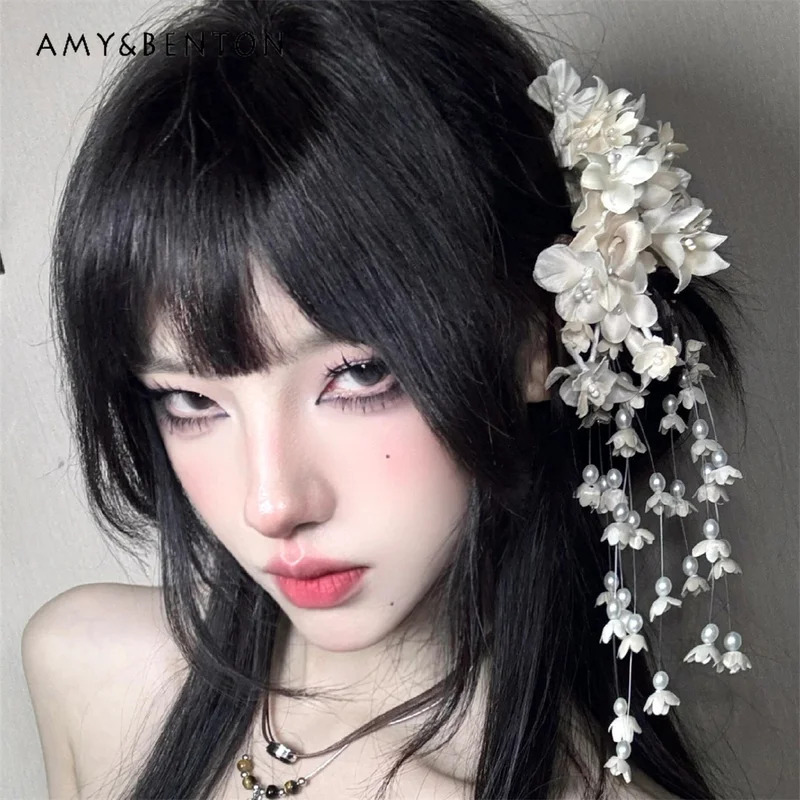 25COSElegante temperamento flo - Pearl Hair Pin reseña y precio