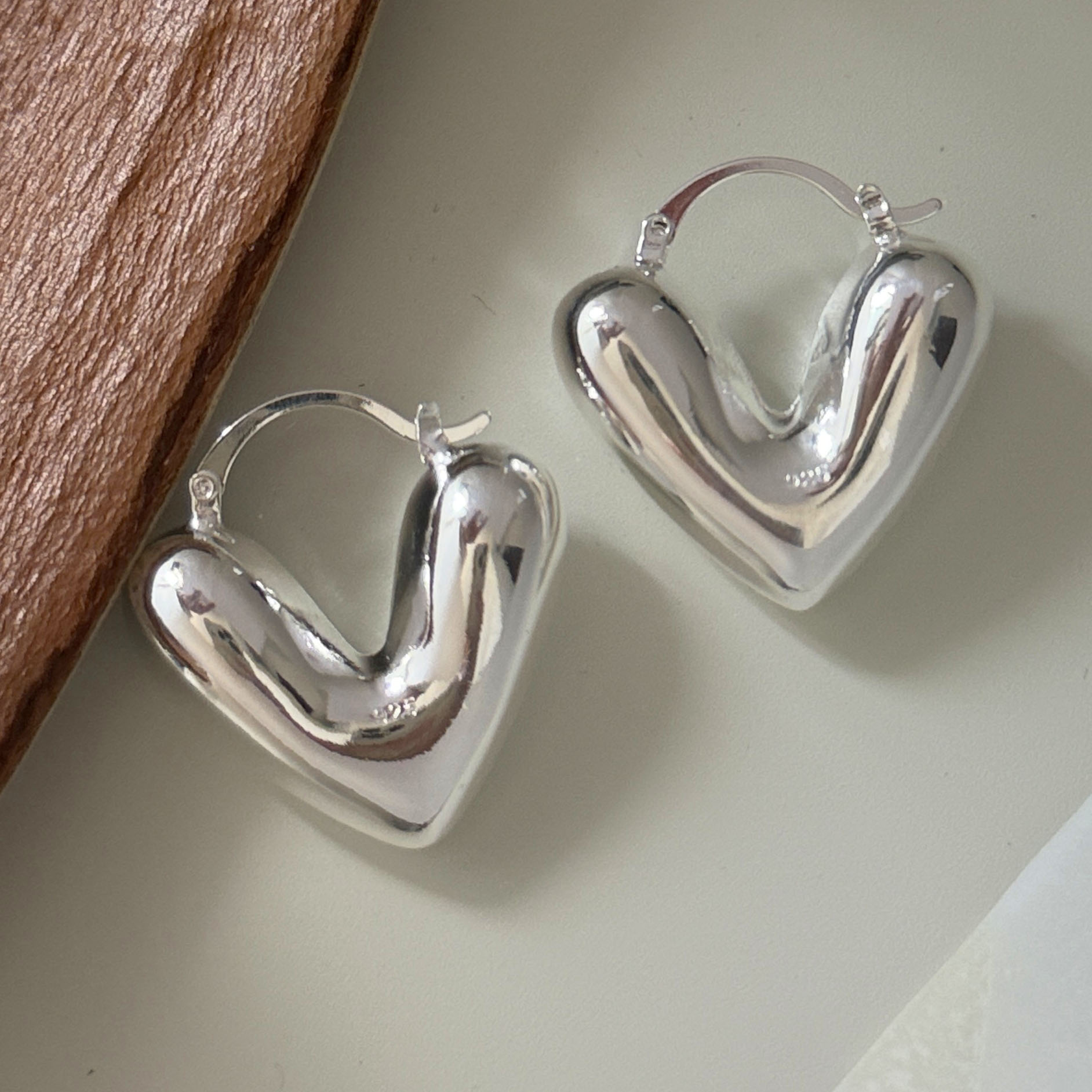 Pendientes Vintage de Plata de - Statement Earrings Oversized reseña y precio