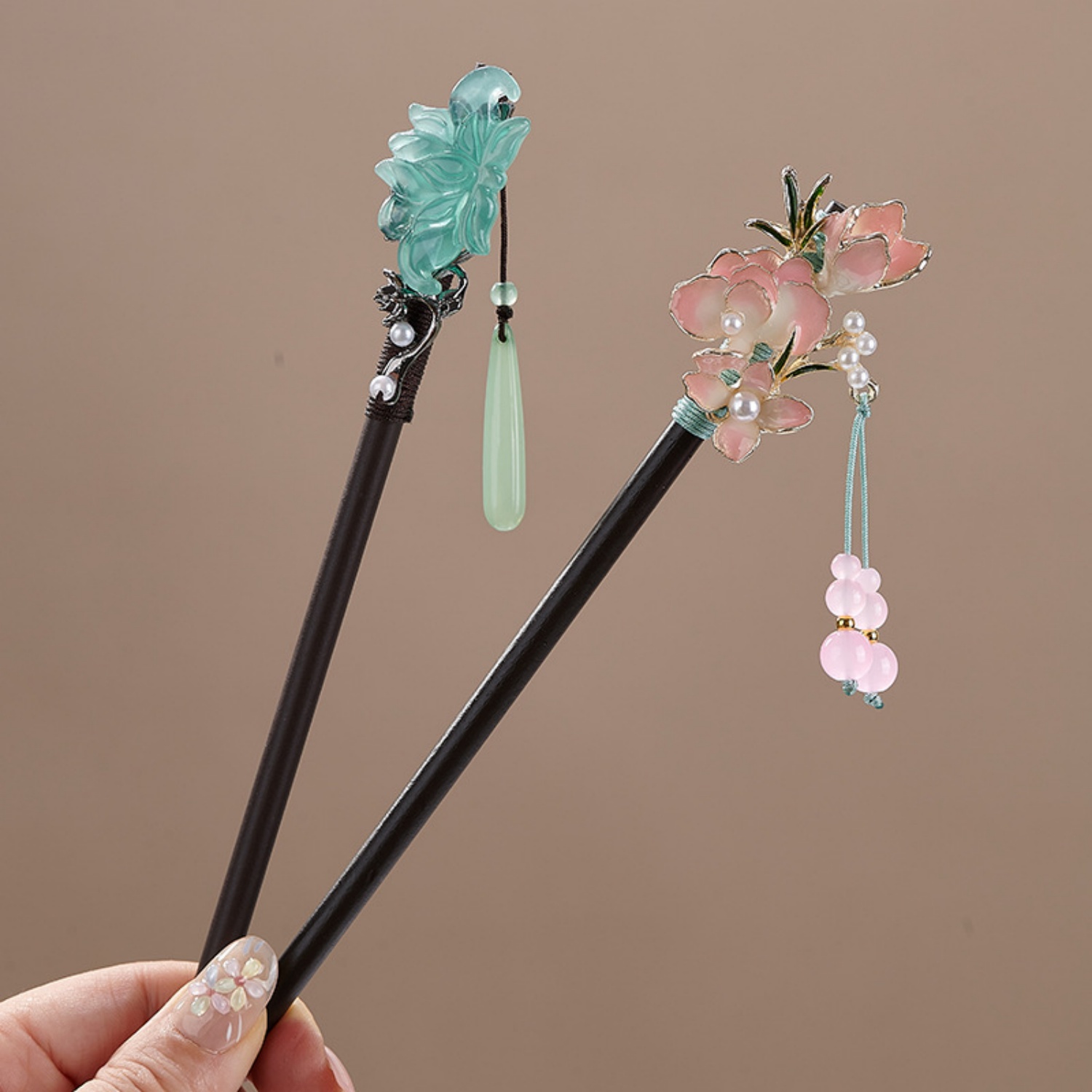 Pasador de pelo vintage con fl - Pearl Hair Pin reseña y precio