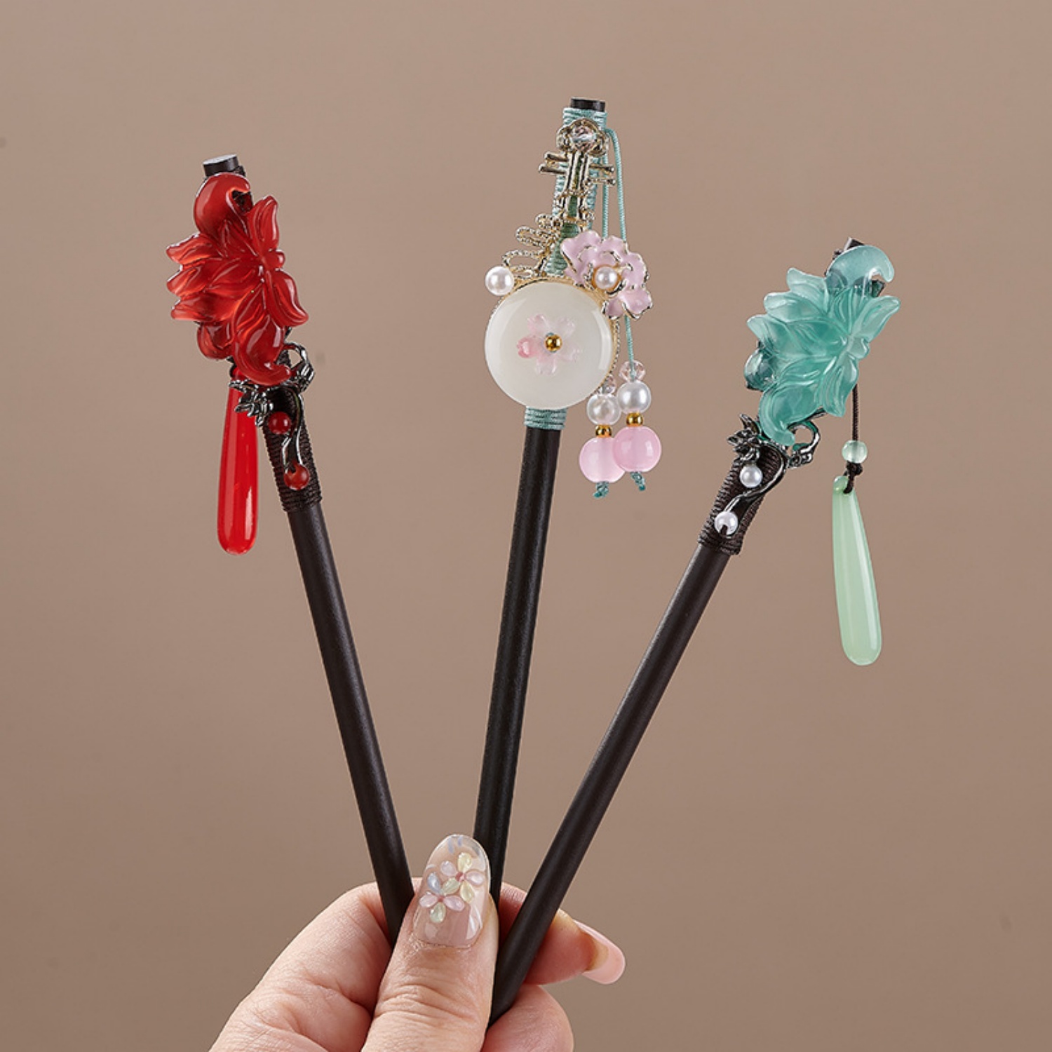 Pasador de pelo vintage con fl - Pearl Hair Pin reseña y precio