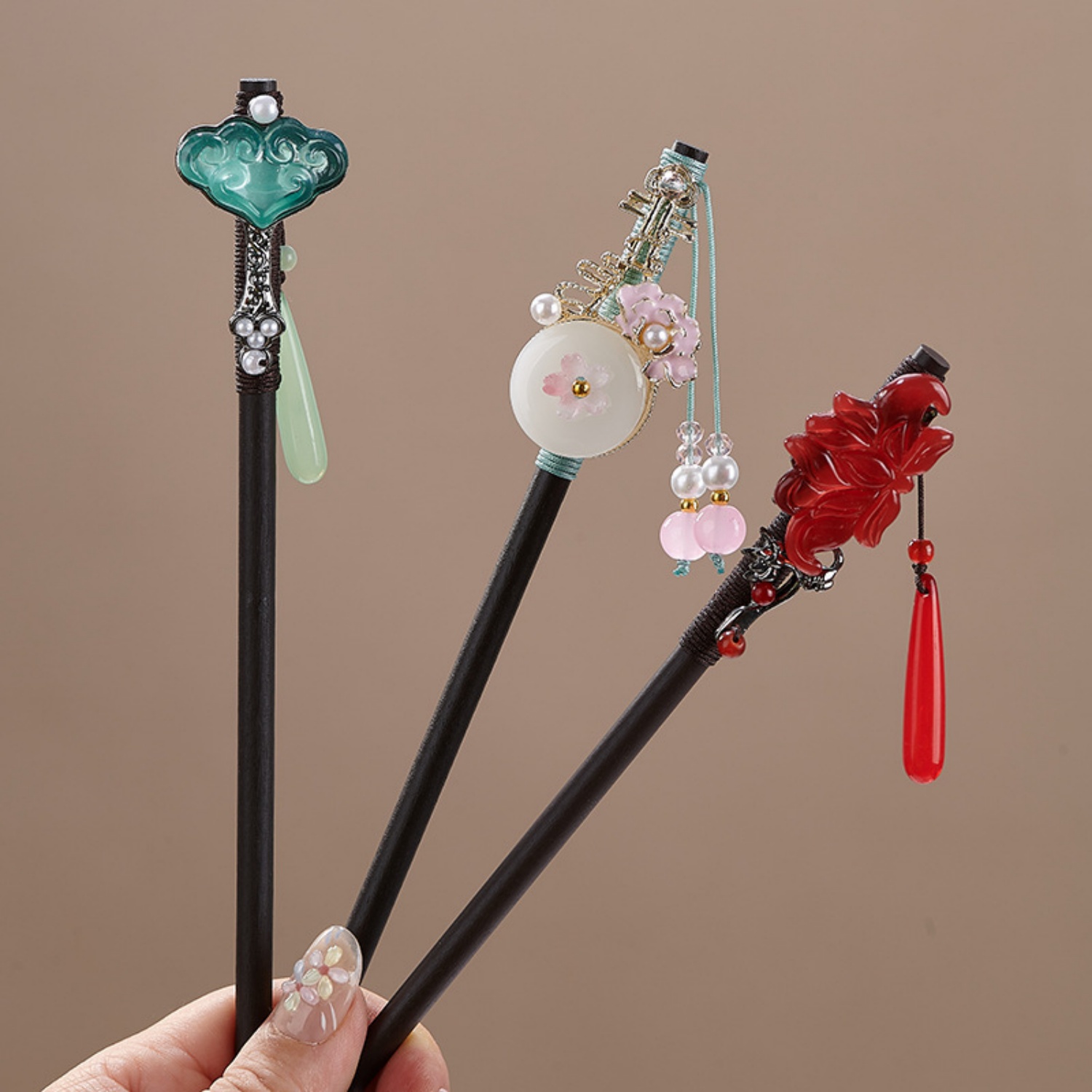 Pasador de pelo vintage con fl - Pearl Hair Pin reseña y precio