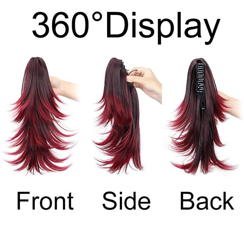 Extensión de cabello de cola d - Hair Claw Clip Set reseña y precio