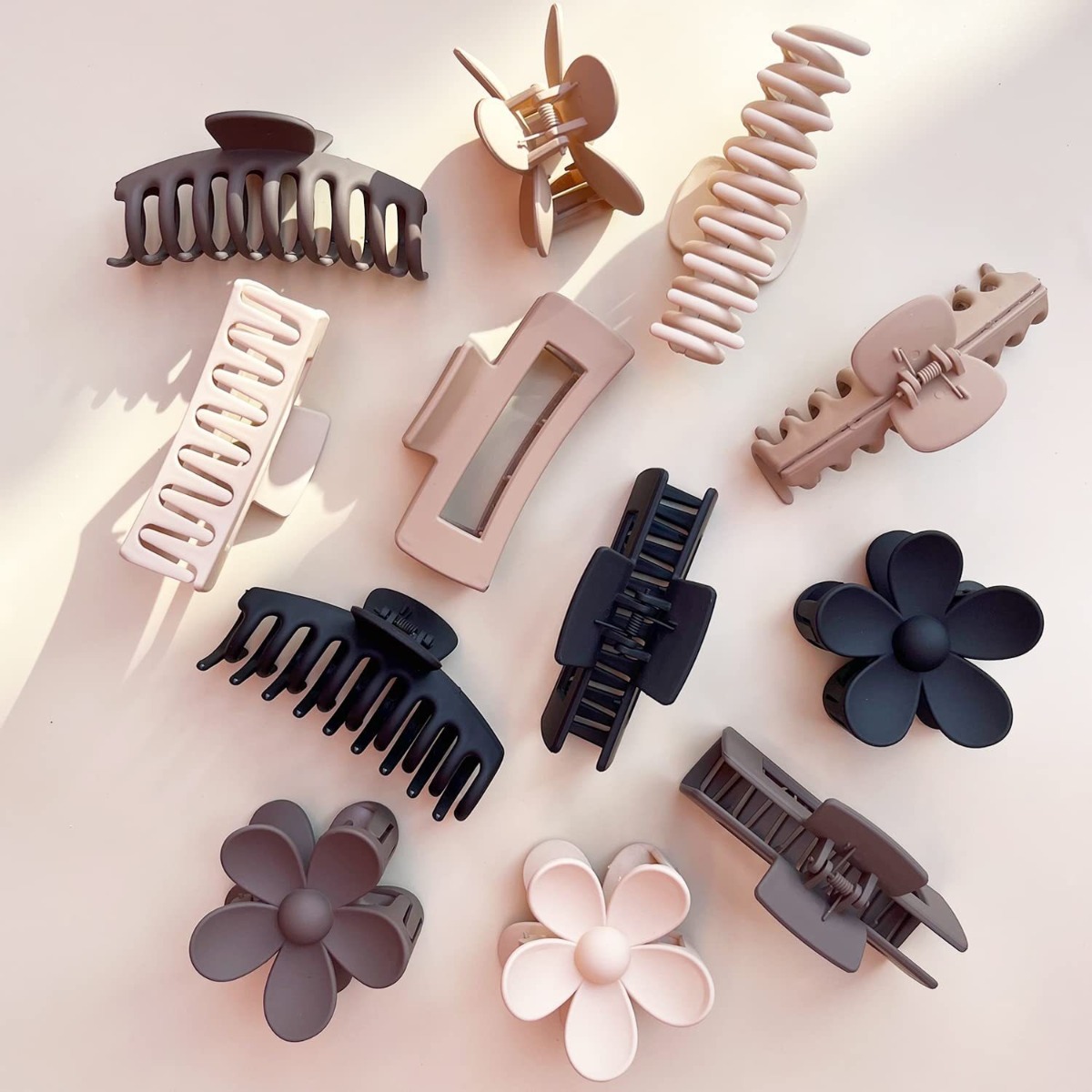 Juego de 12 Pinzas para el Cab - Hair Claw Clip Set reseña y precio
