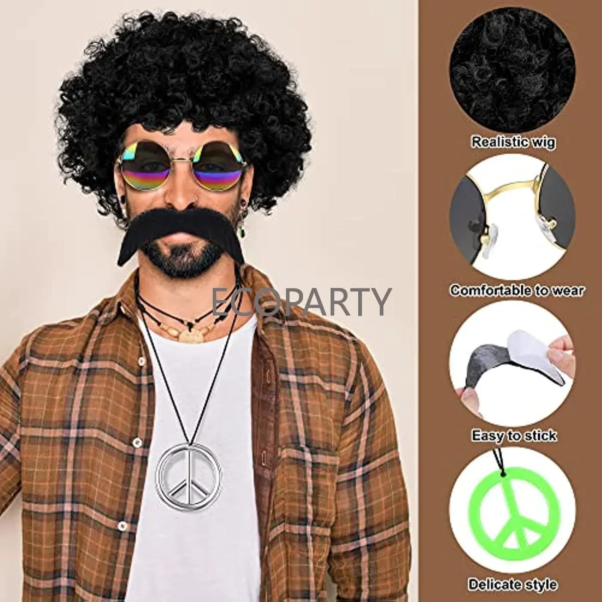 Accesorios para disfraz Hippie - Women'S Accessories In The 70S reseña y precio