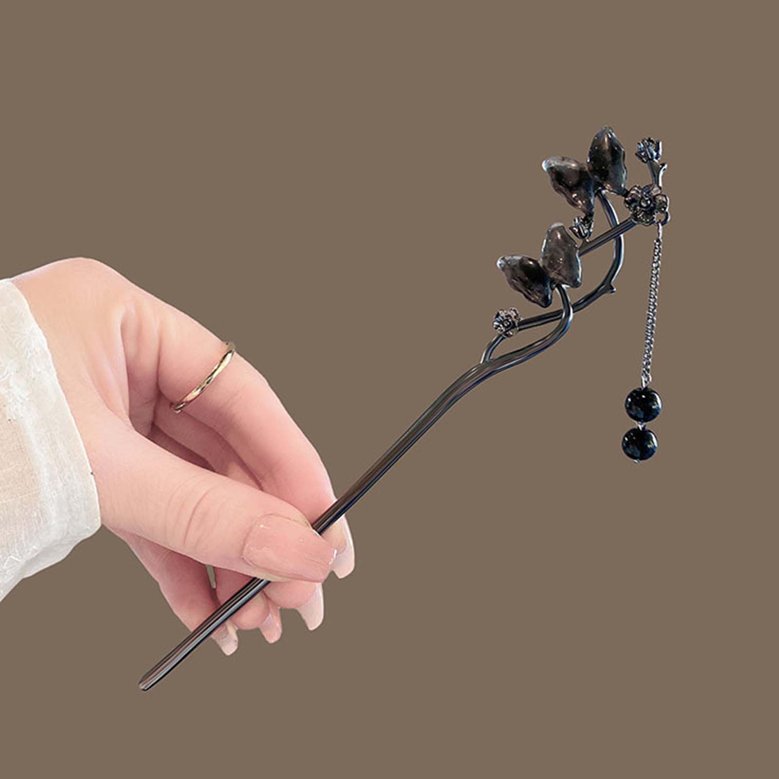 Horquilla clásica de metal con - Pearl Hair Pin reseña y precio