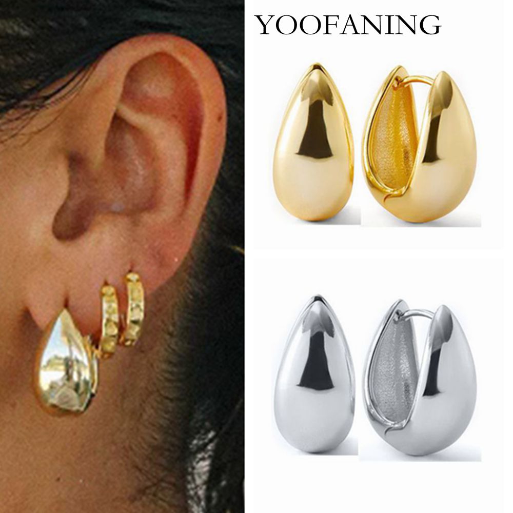 2025 nuevo 925 aguja de plata  - Statement Earrings Oversized reseña y precio