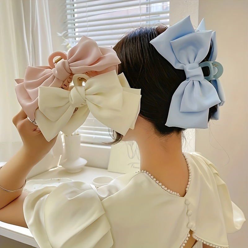 Pinzas de Pelo Grandes con Laz - Hair Claw Clip Set reseña y precio