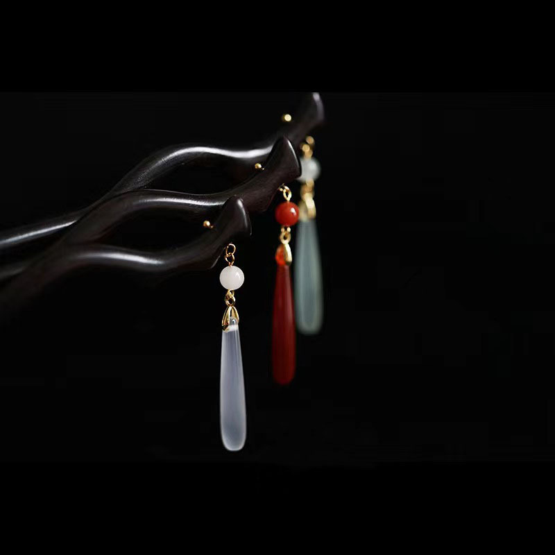 Palillo de pelo negro de mader - Women Accessories On Sale reseña y precio