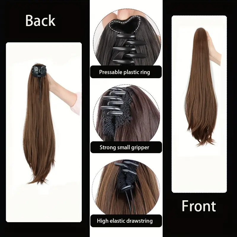 Cola de Caballo sintética eleg - Hair Claw Clip Set reseña y precio