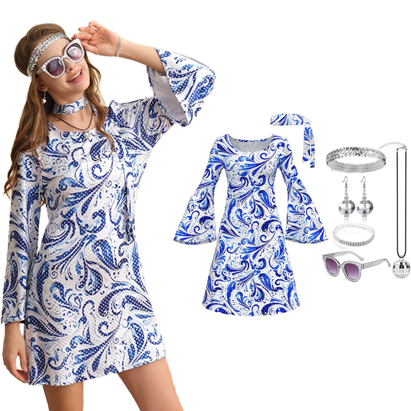 Traje de discoteca de los años - Women'S Accessories In The 70S reseña y precio
