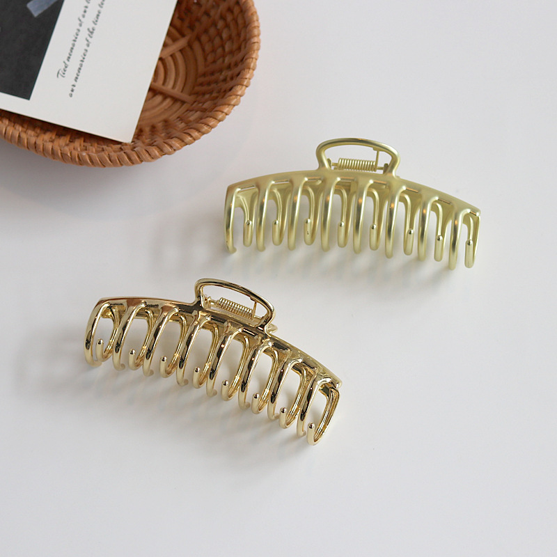Clip de agarre grande de metal - Hair Claw Clip Set reseña y precio