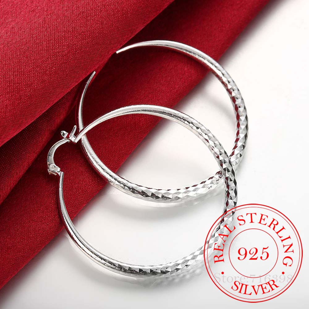 Pendientes redondos de Plata d - Statement Earrings Oversized reseña y precio
