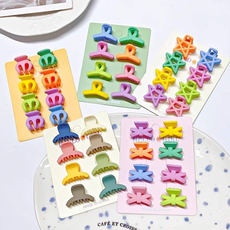 Juego de 8 pinzas de pelo pequ - Hair Claw Clip Set reseña y precio