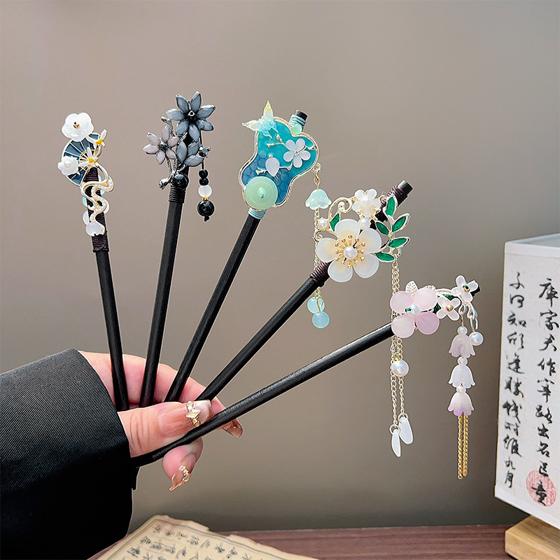 Horquilla Clásica con Borlas,  - Pearl Hair Pin reseña y precio