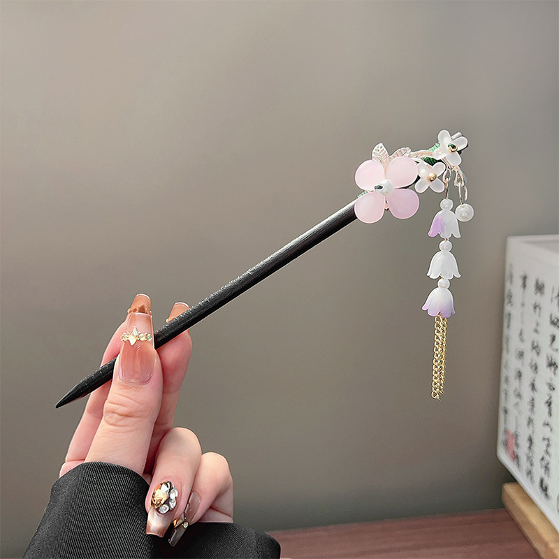 Horquilla Clásica con Borlas,  - Pearl Hair Pin reseña y precio