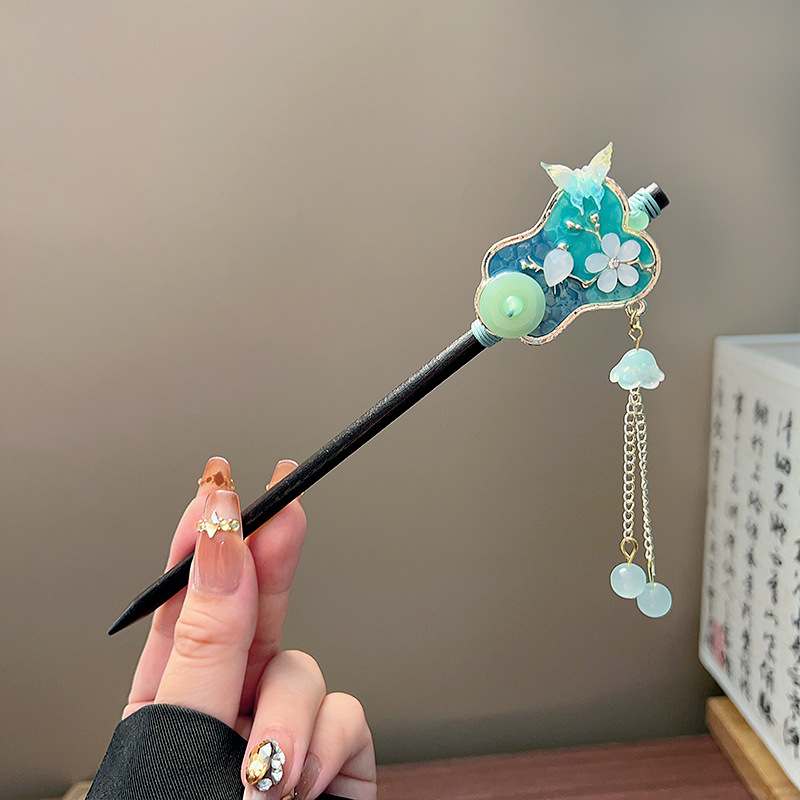 Horquilla Clásica con Borlas,  - Pearl Hair Pin reseña y precio