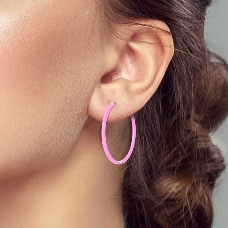Pendientes de plata de ley 925 - Statement Earrings Oversized reseña y precio